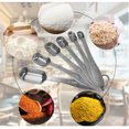 thumbnail image 2 of Cucharas de Medición de Acero Inoxidable Cucharas de Café Utensilio de Cocina Sunnimix Conjunto de cuchara de medición, 2 of 8