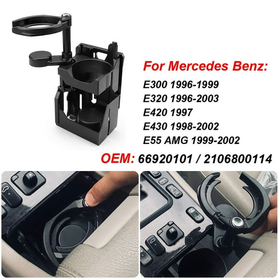 For Mercedes Benz E300 E320 W210 Drink Holder Cup Holder Front 2106800114 / 66920101