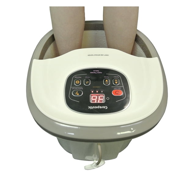 Carepeutic Motorized Hydro Therapy Foot and Leg Spa Bath Massager