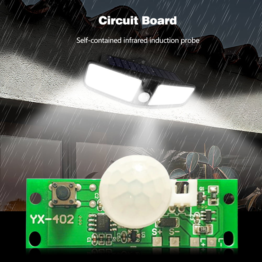 3.7V DIY Solar Lamp Circuit Board Control Sensor Module Infrared Controller 
