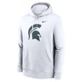 thumbnail image 2 of Men's Nike White Michigan State Spartans Primetime Evergreen Club Fleece Pullover Hoodie, 2 of 3