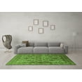 thumbnail image 3 of Ahgly Company Indoor Round Oriental Green Industrial Area Rugs, 8' Round, 3 of 4