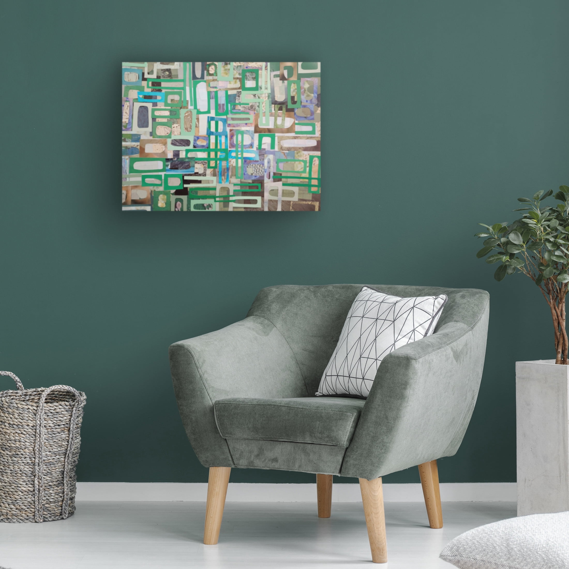 Canvas Wall Art - Coco Good 'Yucatan Mayan Village IV' Wall Art for Living Room, Bedroom, or Office Décor by Trademark Fine Art - 32 x 24 Inches