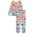 thumbnail image 5 of FOR U DESIGNS Aestheic Roosters Pajama Sets for Women 2 Piece Size XS Pajamas Pants for Women with Pockets Nightwear for Women Long Sleeve Sleepwear Tops for Women, 5 of 6