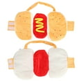 thumbnail image 1 of Hot Dog Modelling Designed Professional Manufacturing Pet Clothes, Three Sizes To Choose Not Easy To Fall Off Clothes For Dogs, For Dogs Cats Yellow, 1 of 8
