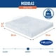 thumbnail image 5 of Snoozelle Comfort Colchón Dual en Caja, Medio Firme de un Lado y Medio Suave del Otro, Espuma Alta Densidad y Memory Foam, Frescura al Dormir, Uso Reversible, Confort y Durabilidad (King size), 5 of 5