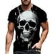 thumbnail image 1 of Playeras Lisas Para Hombre, Camiseta Con Cuello De Botones Estampados Con Bandera Del Día De La Independencia Para Hombre, Camisa, Pantalones Cortos De Manga, 1 of 4