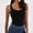 Black, variant on MIANHT Women Tank Tops Summer Solid Color Sleeveless Basic Tight T Shirts Leisure Slim Fit Standard Straps Summer Tops