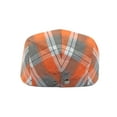 thumbnail image 4 of WITHMOONS Check Newsboy Hat Ivy Cap Gatsby Cabbie Driving Hunting Golf Flat Cap YZ30217 (Orange), 4 of 5