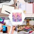 thumbnail image 6 of Haosy Soft Pink Purple Blue Marble Notebooks 2 Pcs 1-subject Journal 60 Sheets A5 College Ruled Paper Detachable Ring 8.3"x5.7", 6 of 6