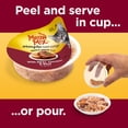thumbnail image 5 of Meow Mix Simple Servings Wet Cat Food with REAL Chicken & Beef in Gravy, 1.3oz Cups, 2 ct., 5 of 10