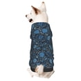 thumbnail image 5 of Uemuo Winter Blue Forest Deer for Winter Dog Hoodie Sweatshirts with Pockets Warm Dog Clothes for Small Dogs Chihuahua-X-Small, 5 of 8