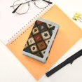 thumbnail image 7 of JIALIOU Nylon Trifold Card Wallet with ID Window Zipper Pocket for Men Women Teen Skull Star Card, 7 of 7