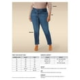 thumbnail image 5 of Levi Strauss Signature Women's and Women's Plus Mid Rise Bootcut Jeans, 5 of 7