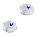 thumbnail image 2 of Wosthever Contenedor de agua, accesorios para senderismo, bolsa plegable para pesca, asa para tanque de beber, botella para senderismo con ahorro de blanco azul 10L 2piezas Wosthever CBP001352, 2 of 5
