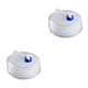thumbnail image 1 of Naiovety Contenedor de agua PE Pesca Bolsa plegable Tanque para beber Práctico para llevar 3/5/8/10/15L Prensa y flujo Botella de senderismo para ahorrar blanco azul 10L 2piezas Naiovety CBP001352, 1 of 5