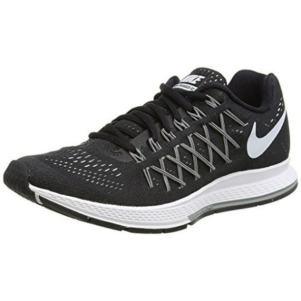 heel fijn Verwachten pack Nike Women's Air Zoom Pegasus 32 Black/White/Pure Platinum Running Shoe 5.5  Women US - Walmart.com