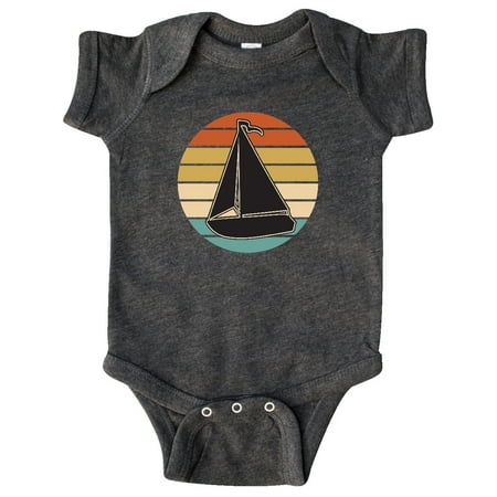

Inktastic Sailboat Vintage Nautical Sailing Gift Baby Boy or Baby Girl Bodysuit
