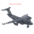 thumbnail image 3 of 22cm Alloy C 17 Transport Plane Model With Display Stand Lights And Music, 3 of 3