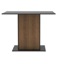 thumbnail image 3 of Mesa de Comedor Madesa Rectangular con Tablero de Madera 5329 Negro/Marrón, 3 of 6