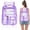Purple, variant on Transparent Backpack, with Stadium Proof Design and Large Capacity for Clear Carry, PVC Material for Durability, Eco-Friendly for Sustainable Fashion