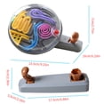 thumbnail image 2 of Maze Toy 3D Plastic Children Interactive Magic Maze Plastic Maze Toy Educational Manual Table Game, 2 of 6