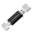thumbnail image 1 of Disco negro de 64GB-U para teléfono móvil, computadora, USB giratorio de doble uso, USB de coche tipo C de alta velocidad, 1 of 2