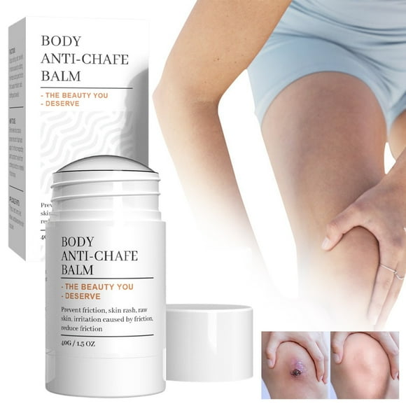Anti-Chafing Body Cream - Anti Chafing Stick Chafing Thigh Friction Anti Chafe Balm Rubbing Dry Skin for Wear and Damage for Feet Chest Buttocks Groin Arm