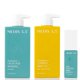 thumbnail image 1 of Medix 5.5 Cuidado de la piel antienvejecimiento Juego de 3 piezas Crema corporal con vitamina C + Jabón facial y gel de baño exfoliante con ácido glicólico AHA + Suero exfoliante 10% AHA para golpes K, 1 of 5