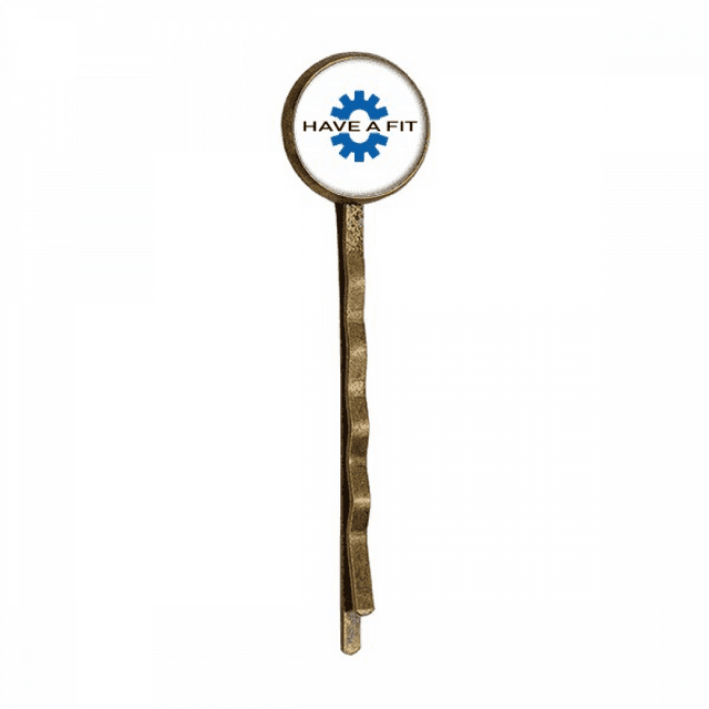 Les Tentatives Émotionnelles Habillent Négativement Rétro Cheveux en Métal Bobby Pin Headwear