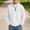 White, variant on OGLCCG Boys Waffle Knit Quarter Zip Sweatshirts Long Sleeve Pullover Tops Loose Fit Fall Collared Sweatshirts Size 9-10