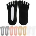thumbnail image 3 of 5 pares de calcetines separadores de dedos, calcetines de tacón alto, calcetines invisibles para dedos, calcetines transpirables para mujer, 3 of 6