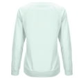 thumbnail image 5 of Womens Sweatshirt Women's Solid Color Sweatshirt Womens Daily Home Outdoor Workout Long Sleeve O Neck T Shirt Top Printed Sweatshirt Street Blouse Streetwear, 5 of 5