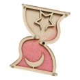 thumbnail image 3 of Wooden Busy Board Accessory for Toddler Early Teaching early educational Practical Skills Pink Hourglass, 3 of 9
