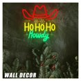 thumbnail image 2 of Letrero De Neón "Ho Ho Ho Howdy" Regulable Para Tienda, Sala De Juegos, Decoración Festiva Del Oeste, Fiesta Temática,32x32cm, 2 of 4