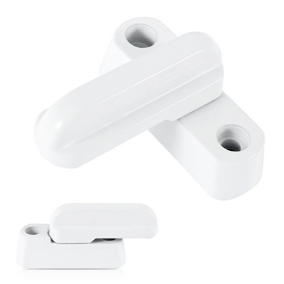 4Pcs Sash Jammers Extra Security Locks Zinc Alloy Sash Blocker for Upvc Window & Doors Restrictor Baby Child Safety White