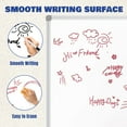 Lockways White Board 48" x 36" Dry Erase Board for Wall Large