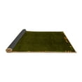 thumbnail image 2 of Ahgly Company Indoor Round Abstract Yellow Modern Area Rugs, 5' Round, 2 of 4
