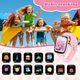thumbnail image 4 of TOPCHANCES Kids Smart Watches, Touch Screen Smartwatch for  Boys Girls with 2-way Call, Dual Cameras, 31 Games, Music Player, Video, Educational Toys Gifts, Pink, 4 of 8