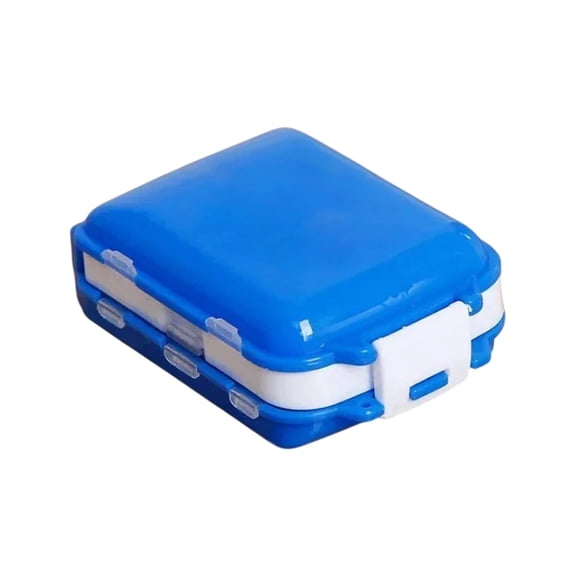 LEHOZIHEQ Premium Pill Case, Small Travel Pill Box, Portable Pill Organizer for Pocket & Purse, Medicine Holder for Daily Vitamins and Medication