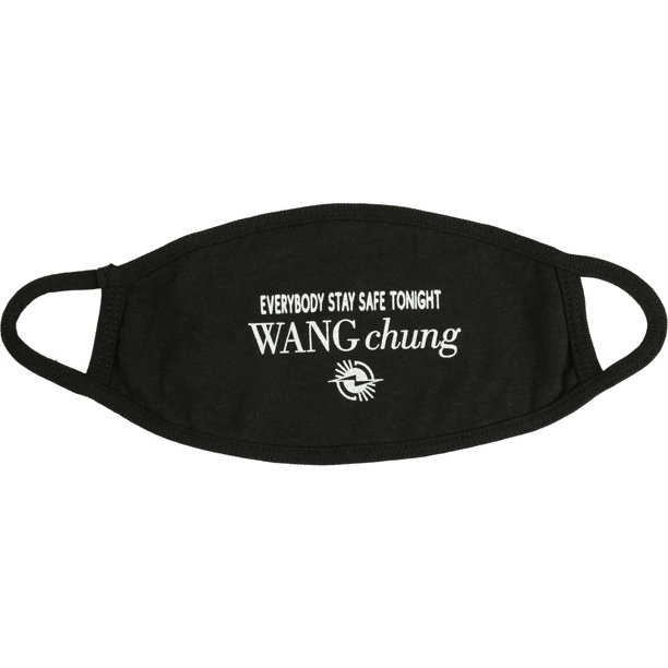 Wang Chung - Mascarilla Stay Safe para Adultos Unisex (Negro)