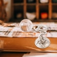 thumbnail image 4 of Jiibva Crystal Ball Stand Crystal Sphere Display Holder Metal Snake Design Globe Ball Stand Home Desktop Ornament for Sphere or Stone, 4 of 7