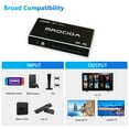 thumbnail image 4 of Interruptor HDMI 4K 60Hz con Arco, Divisor 4K HDMI, Caja de Interruptor Mrocioa 5port HDMI 2.0 con Control Remoto por Infrarrojos para PS5/XBOX / HDTV/proyector, Etc., 4 of 8