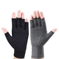 thumbnail image 2 of Guantes de presión protectores de medio dedo para ciclismo, antideslizantes, para rehabilitación, fitness al aire libre, guantes de ciclismo, 2 of 5