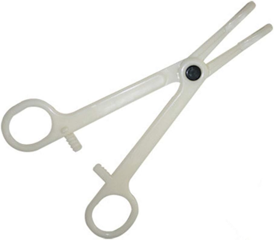 Body Piercing Clamps 25PCS Disposable Forceps Clamp Claw Slotted