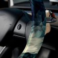 thumbnail image 5 of Wolf 14.5 Inch Printing PVC Leather Auto Accessories Steering Wheel Cover Car Wheel Covers, 5 of 6