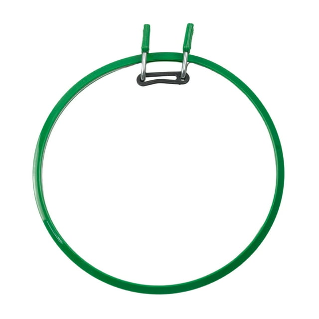 Cerceau à Broderie Ressort Tension Aiguille Présentoir Ménager Vert