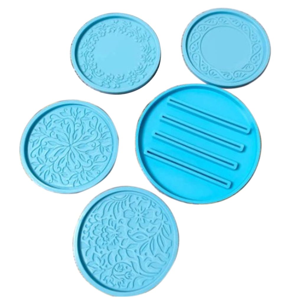 Details about   Silicone Coaster Mat Storage Holder Resin Casting Mold Epoxy Mould Craft Tool