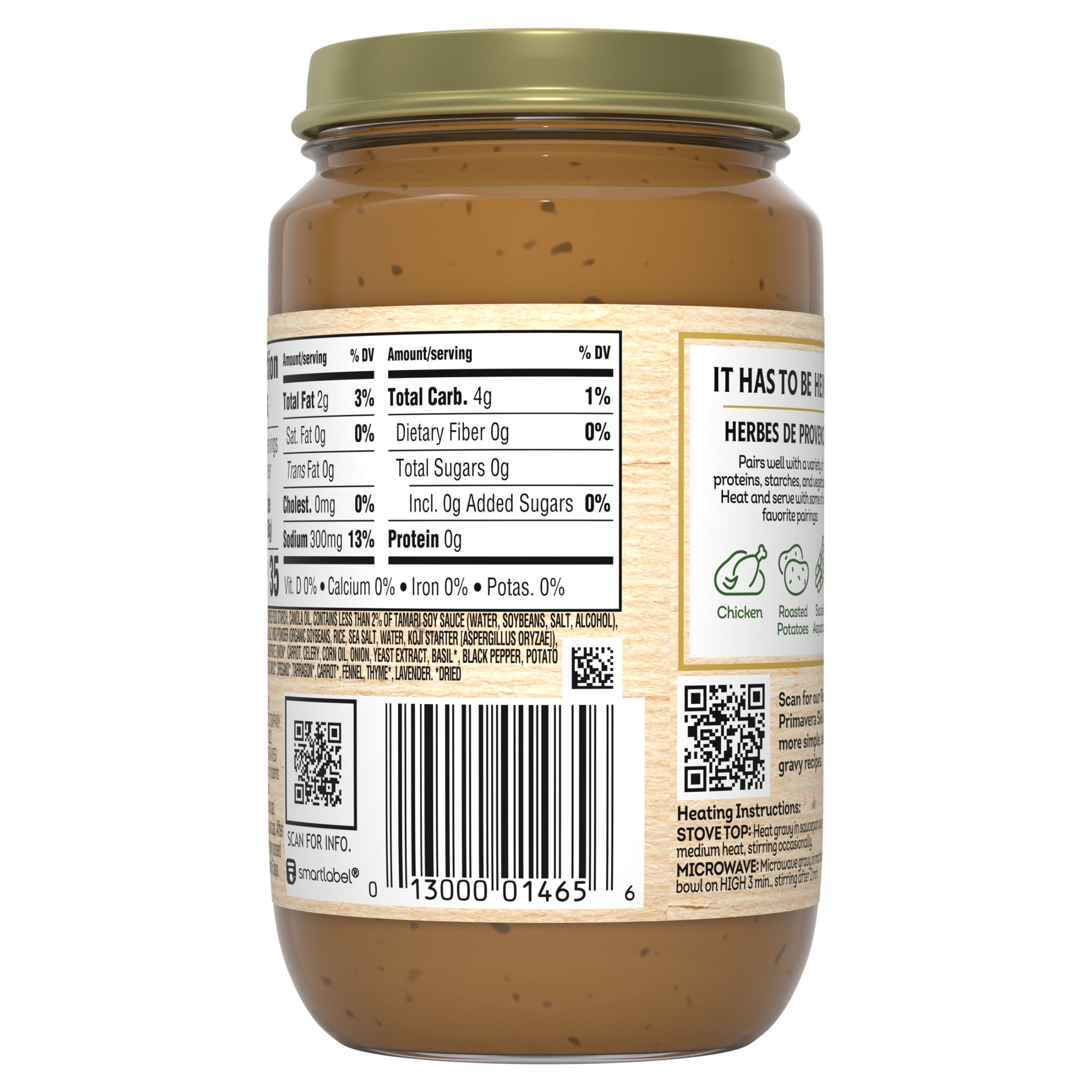 Heinz HomeStyle Herbes de Provence Gravy, 12 oz Jar
