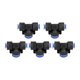 thumbnail image 5 of Empuje Neumático En Accesorios, Conector De Manguera En T Plástico Para Disposición De Tubería Neumática Medio De Gas Para Tuberías De Gas Natural Para Conexión De Gas ANGGREK Otros, 5 of 8